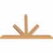 Ekena Millwork Saratoga Timber Gable Bracket, Western Red Cedar, 84"W x 56"H x 3 1/2"D x 5 1/2"F, 16/12 Pitch GBW084X56X0406SAR00SWR - alternate 2